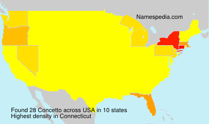 Surname Concetto in USA Surname Concetto in USA