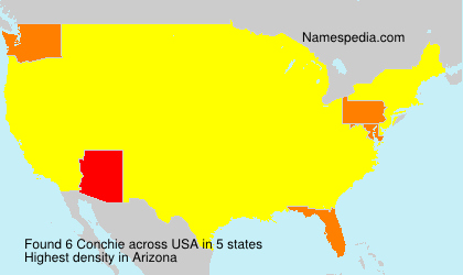 Surname Conchie in USA Surname Conchie in USA