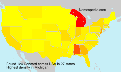 Surname Concord in USA Surname Concord in USA