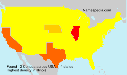 Surname Concua in USA Surname Concua in USA