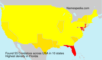 Surname Condatore in USA Surname Condatore in USA