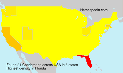 Surname Condemarin in USA Surname Condemarin in USA