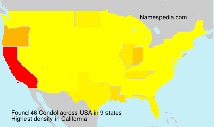 Surname Condol in USA Surname Condol in USA