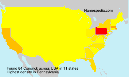 Surname Condrick in USA Surname Condrick in USA