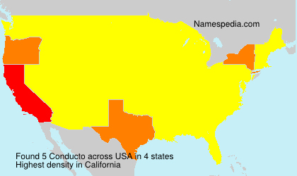 Surname Conducto in USA Surname Conducto in USA