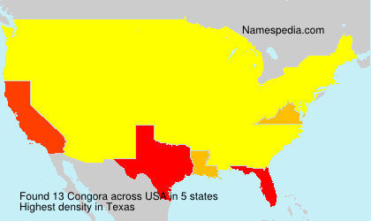 Surname Congora in USA Surname Congora in USA