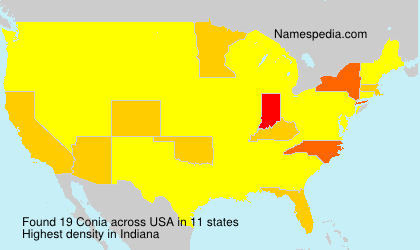 Surname Conia in USA Surname Conia in USA