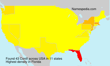 Surname Conill in USA Surname Conill in USA
