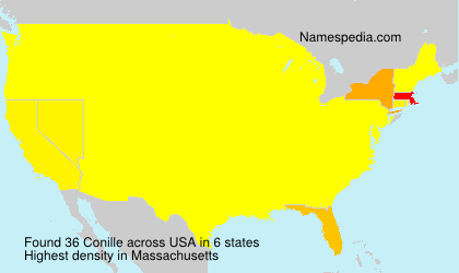 Surname Conille in USA