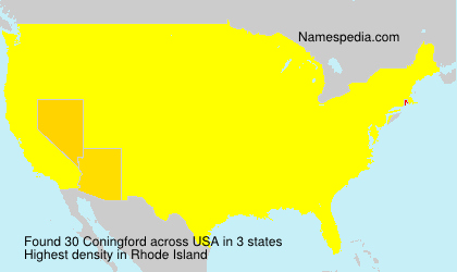 Surname Coningford in USA Surname Coningford in USA
