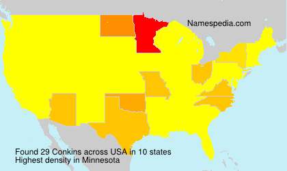 Surname Conkins in USA Surname Conkins in USA