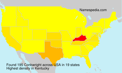 Surname Conkwright in USA Surname Conkwright in USA
