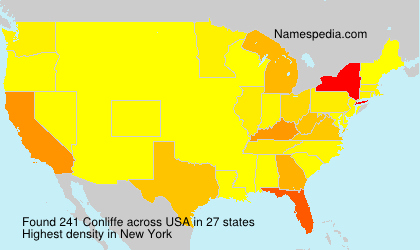 Surname Conliffe in USA Surname Conliffe in USA