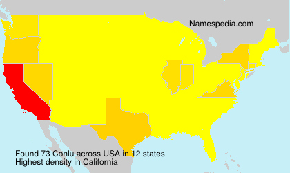 Surname Conlu in USA Surname Conlu in USA