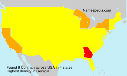 Surname Conman in USA Surname Conman in USA