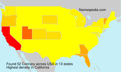 Surname Connary in USA Surname Connary in USA