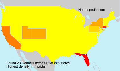 Surname Connelli in USA