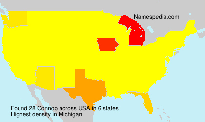 Surname Connop in USA Surname Connop in USA