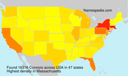 Surname Connors in USA Surname Connors in USA