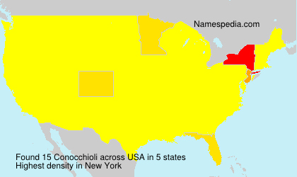 Surname Conocchioli in USA Surname Conocchioli in USA