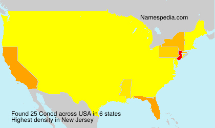 Surname Conod in USA Surname Conod in USA
