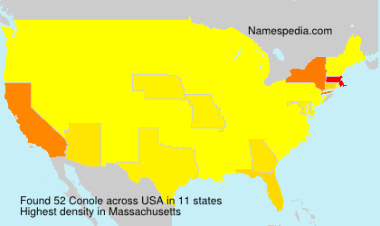 Surname Conole in USA Surname Conole in USA