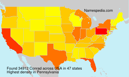 Surname Conrad in USA Surname Conrad in USA