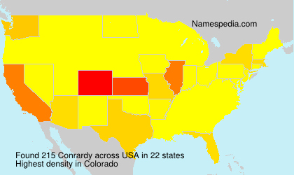 Surname Conrardy in USA Surname Conrardy in USA