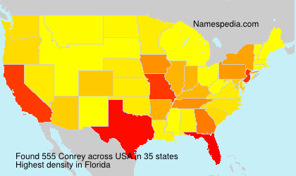 Surname Conrey in USA Surname Conrey in USA