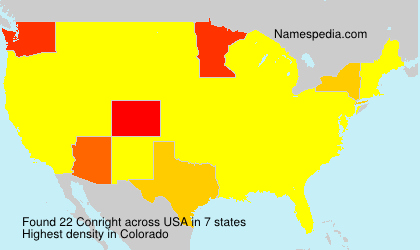 Surname Conright in USA Surname Conright in USA