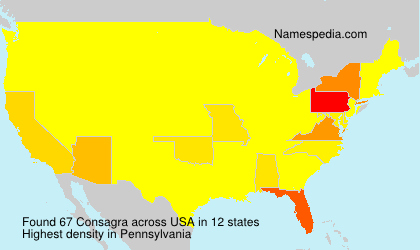 Surname Consagra in USA Surname Consagra in USA