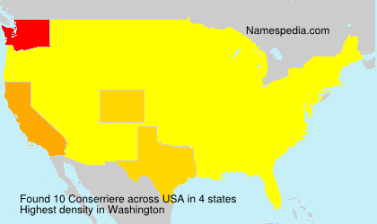 Surname Conserriere in USA Surname Conserriere in USA