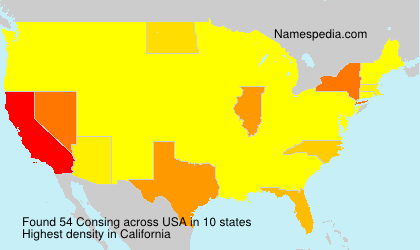 Surname Consing in USA Surname Consing in USA