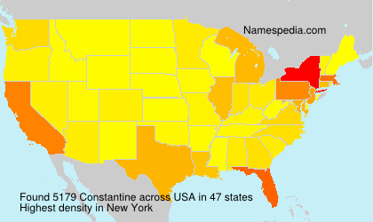 Surname Constantine in USA Surname Constantine in USA