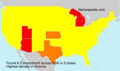 Surname Constantinoff in USA Surname Constantinoff in USA
