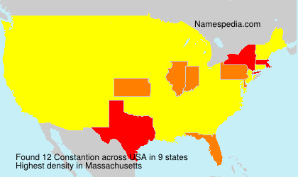 Surname Constantion in USA Surname Constantion in USA