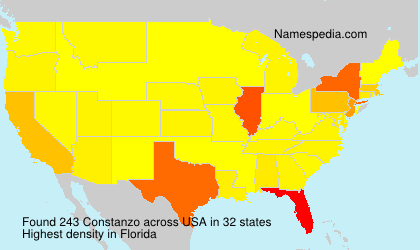 Surname Constanzo in USA Surname Constanzo in USA