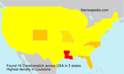 Surname Constransitch in USA Surname Constransitch in USA