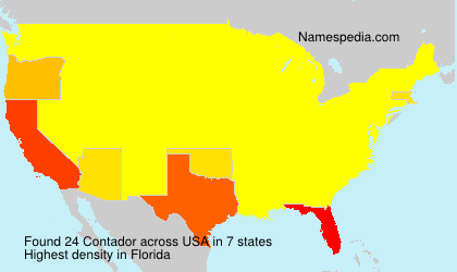 Surname Contador in USA Surname Contador in USA