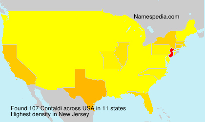 Surname Contaldi in USA Surname Contaldi in USA