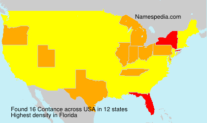 Surname Contance in USA Surname Contance in USA