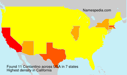 Surname Contantino in USA Surname Contantino in USA