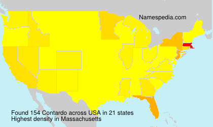 Surname Contardo in USA Surname Contardo in USA