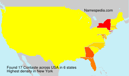 Surname Contaste in USA Surname Contaste in USA