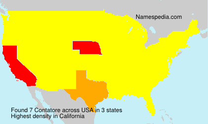 Surname Contatore in USA Surname Contatore in USA