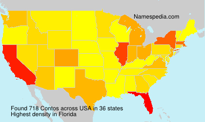 Surname Contos in USA Surname Contos in USA