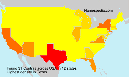 Surname Contras in USA Surname Contras in USA