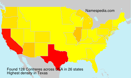 Surname Contreres in USA Surname Contreres in USA