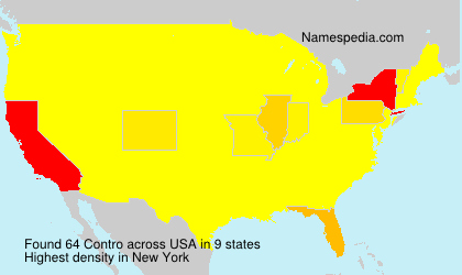 Surname Contro in USA Surname Contro in USA