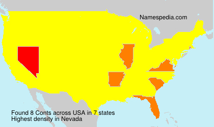Surname Conts in USA Surname Conts in USA